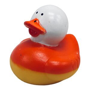 Candy Corn Halloween Rubber Duck Ducky Squirter Bath jeep cruise Ducking Party